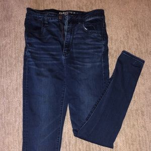 AE Highest-Rise Dark Wash Jeggingd